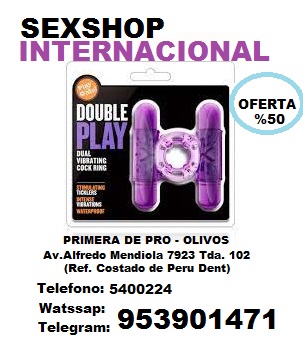 anillo de doble vibracion en oferta sexshop